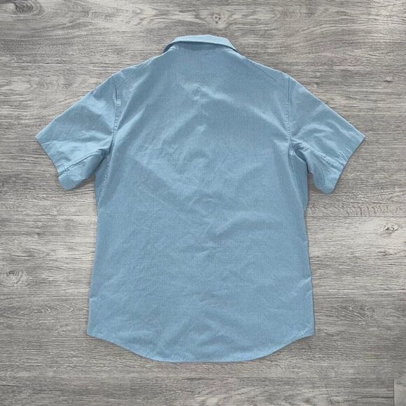 Lululemon Polo Shirt Men’s Small ? Short Sleeve Button Up Blue Collared Stretch - Picture 2 of 7